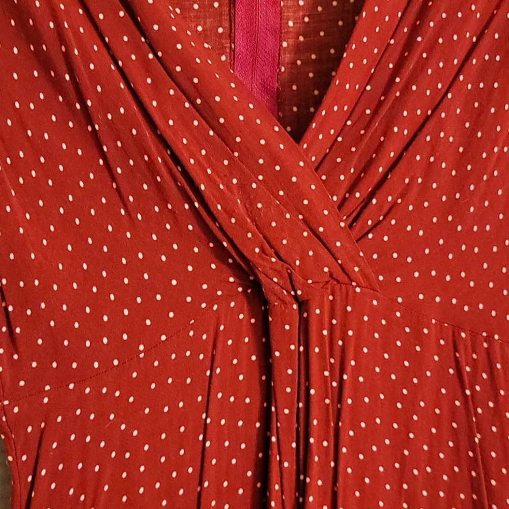 Vintage Red Dress - Picture 3 of 4
